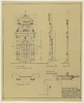 217554 Aanzichten, doorsneden en enkele details van de ingang aan de Minrebroederstraat van het Zoölogisch Museum en ...